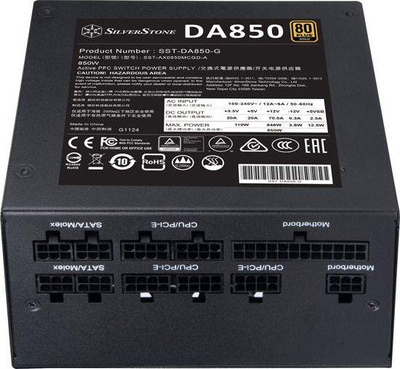 Burim energjie SilverStone DA850 Gold SST-DA850-G ATX, 850W