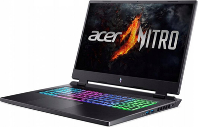 Laptop Acer Nitro 17, 17,3", AMD Ryzen 7 8845HS, 16GB RAM, 1TB SSD, NVIDIA GeForce RTX 4070