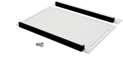 Panel rrëshqitës për kabllo Hyper Pro DN-DGR-CME-G, për kabinete 19", skaje gome, gri