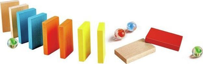 Lojë ndërtimi Hape Marble Run DIY, 81 copa, dru, shumëngjyrëshe
