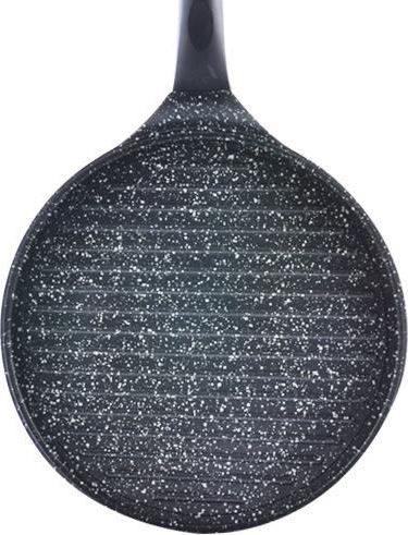 Tigan GRANDE Steak, 27cm, alumin, për induksion, i zi