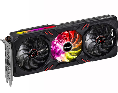 Kartë grafike VGA AMD ASROCK Radeon RX 7600 Phantom Gaming 8G OC, 8GB GDDR6, HDMI, 3xDP