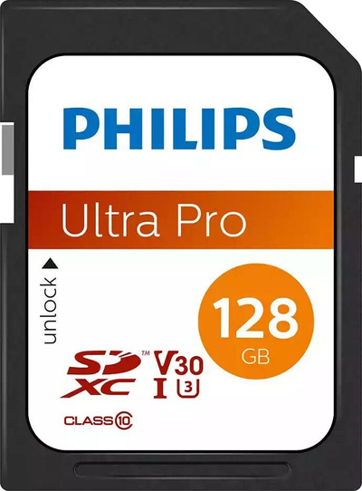 Картичка меморија Филипс Ултра Про FM12SD65B, 128GB, SDXC UHS-I Class 10