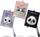 Портфељ ILike Nimmy Card Wallet Big Eyed Pet 2.0 Cat, за картички, розов