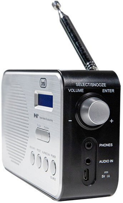 Radio portabël Trevi DAB 7F92 R, e zezë
