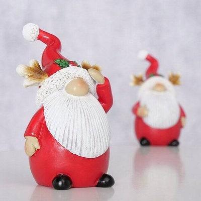 Figurinë gnom dekorativ LUMPI, 10.5 cm, shumëngjyrëshe