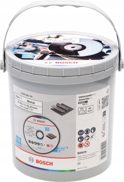 Сет сечачки дискови Bosch Accessories 2608626116, метал, 100 парчиња