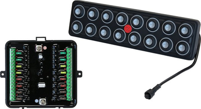 Panel menaxhimi energjie PP-WL-239, set 16 çelësa, 12V 100A, i zi