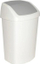 Kosh plehrash Rubbermaid Swing Top Bin R000881, 50L, plastik, i bardhë