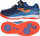 Këpucë futbolli salle për kalamaj Joma Xpander Jr 2303, shirit ngjitës, shollë non marking, blu navy
