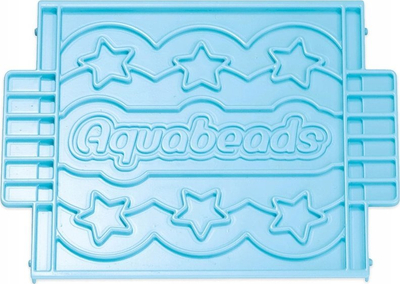Tabaka krijuese Aquabeads Flip Tray, aksesor për rruza, blu