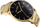 Orë burrash Paul Lorens Deluce Gold Classic Date, çelik inox, 30M kundra ujit, e artë