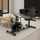 Biçikletë recumbent VirtuFit RB 1.0, me ekran, me rezistencë që e rregullon vetë, ngjyrë e zezë