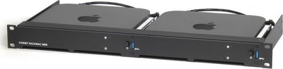 Рек каса Sonnet RackMac Mini 1U, за 2 Mac mini, 19\", црна