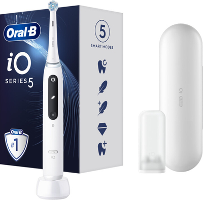Furçë elektrike për dhëmbë Oral B iO Series 5 kOBR143, e bardhë