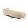 Shezlong bean bag Iliea, 210x80 cm, mbrojtje UV, bezhë