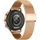 Smartwatch Gravity GT5-7 Women, rrip silikoni dhe mesh, rozë gold
