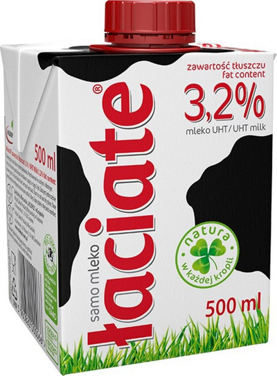 Qumësht Łaciate UHT, 3.2%, 0.5 L
