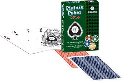 Letra loje PIATNIK Pro Poker, format pokeri, me shtresë plastike