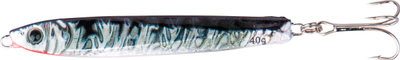 Karrem metalik Ron Thompson Jig Master, 70g, për det, argjendtë e zezë