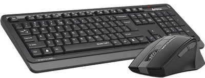 Set tastierë edhe maus A4Tech FGS1035Q, wireless, 2000 DPI, gri