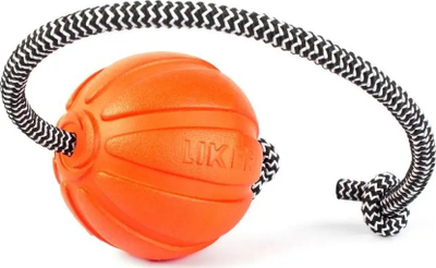 Lodër top për qen Liker CORD S, 5 cm, me litar