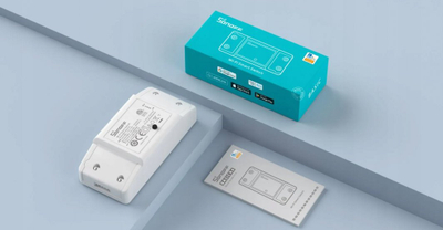 Ndërrues smart WiFi Sonoff Basic R2, 220V, 10A, i bardhë