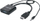 Adapter AV Manhattan 151559, HDMI në VGA, audio 3.5 mm, i zi