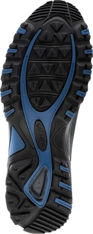 Këpucë trekking për burra Hi-Tec Hapiter Low WP, softshell, që s’i hyn uji, blu navy