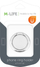 Mbajtëse unazë telefoni M-LIFE ML0711S, universale, magnetike, argjend