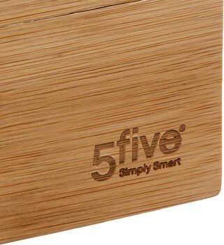 Tabaka organizuese për takëme 5 Five Simply Smart, 3 ndarje, bambu, ngjyrë natyrale