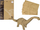 Puzzle druri 3D LEAN Diplodocus, 38 pjesë, edukativ, natyral