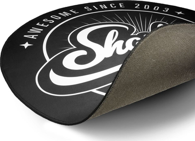 Tapet për dysheme Sharkoon Floor Mat Round, 120 cm, për gaming, i zi