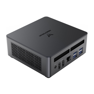 Kompjuter mini MINISFORUM Venus UM790 Pro, Ryzen 9 7940HS, barebone pa RAM SSD OS, gri