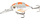 Karrem peshkimi Savage Gear 3D Crucian Crank 64, crankbait, me grep treshe, argjendtë portokalli