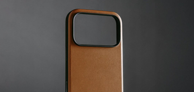 Mbrojtëse telefoni Nomad Modern Leather Case për iPhone 17 Pro, lëkurë natyrale, MagSafe, kafe