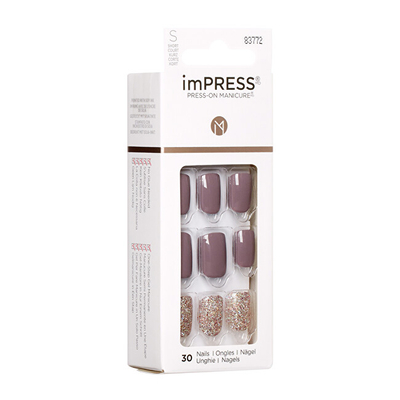Комплет за беспрекорни вештачки нокти KISS imPRESS Nails, 30 парчиња