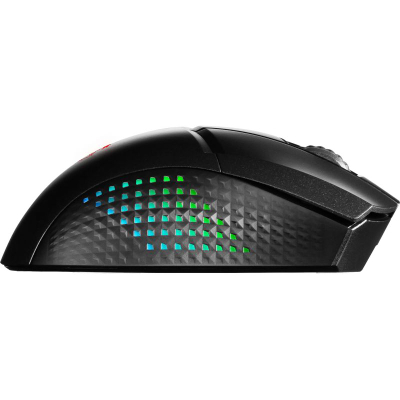 Mouse gaming MSI Clutch GM51 Lightweight, pa kabllo, RGB, i zi