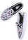 Atlete për femra Vans Classic Slip-Ons, të zeza/bardha