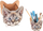 Organizues tavoline Cresco Cat Desk Organizer Toolbox, dru, me mace, shumëngjyrësh
