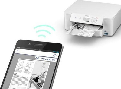 Мултифункционален печатач Epson WorkForce Pro WF-M4119DW, A4, Wi‑Fi, бел