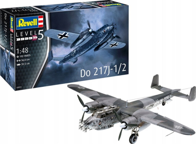 Set maketi plastik Revell Do 217J 1 2, shkalla 1:48, për montim, shumëngjyrësh
