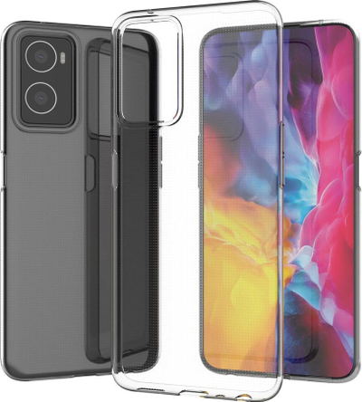 Këllëf telefoni Realme 9i Oppo A36 A76, xhel TPU 0.5mm, transparent