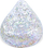 Puf i fryshëm Bestway Glitter Dream, 72 x 72 x 64 cm, transparent me shkëlqim