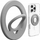 Mbajtëse telefoni Spigen Dual Pop MagSafe, magnetike, gri
