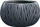 Vazo plastike Prosperplast Bowl Sandy, me depozit, 9L, antracit