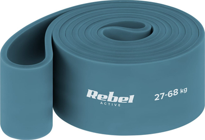 Bandë elastike Rebel Power Band PL-6, 27-68 kg, latex, blu
