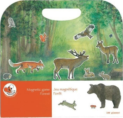 Loja magnetike Egmont Toys 630670 Forest, set edukativ, 100 copa, shumëngjyrëshe