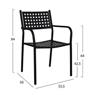 Set i jashtëm Space 5-pjesësh me Tavolinë mermer (HM10385)