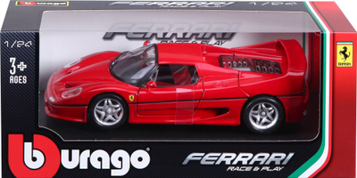 Makine Bburago Ferrari F50 1/24, metal, me dyer që hapen, ngjyra nga më të ndryshmet